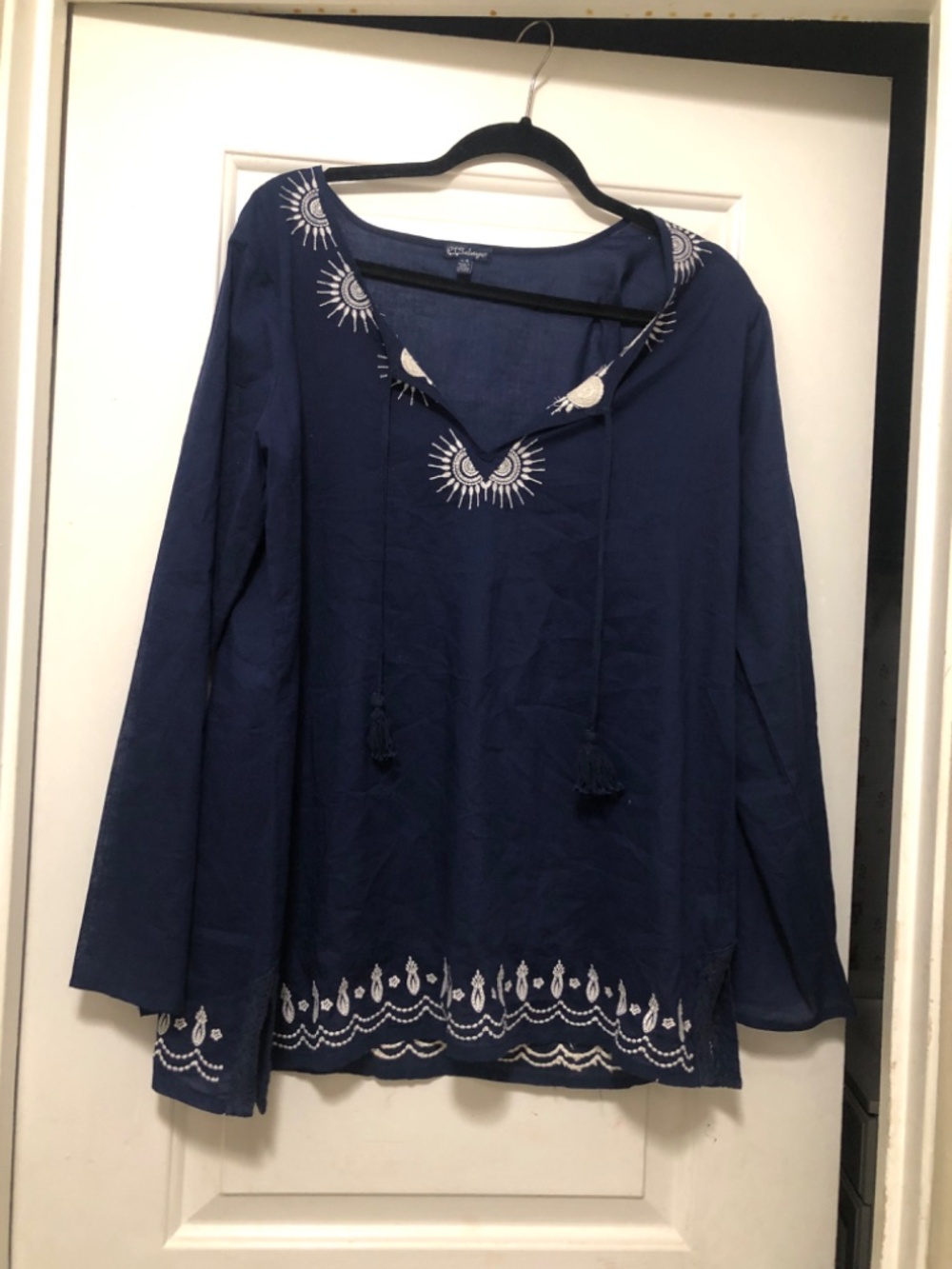 P.J Salvaje  Tunic In Navy. Size L - Picture 2 of 4